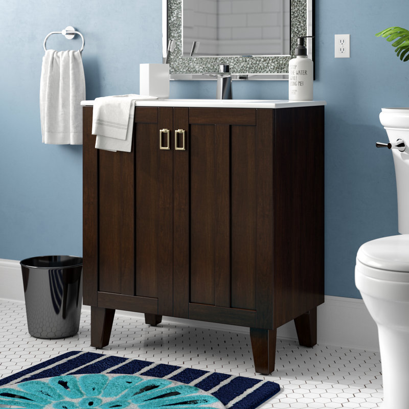 Single Sink Bathroom Vanity Set / China Modern Single Sink Bathroom